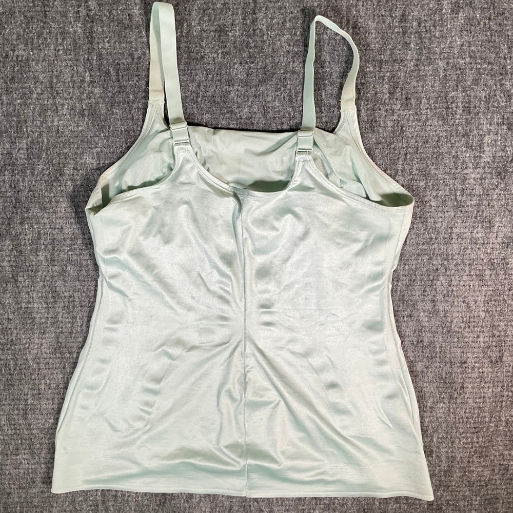 Ruby Ribbon Shapewear Cami Womens 42 Mint Green Style 3056 Smoothing Support - Picture 4 of 5